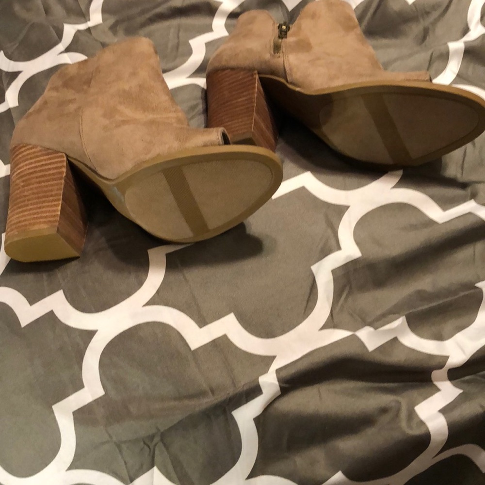 Peep Toe Booties - Picture 2 of 2